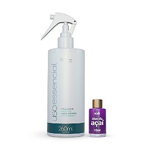 Spray Finalizador Uso Essência Thyrre Cosméticos 260ml + Óleo de Açaí 10ml Eaê! Cosméticos