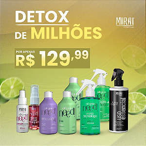 Kit Detox de Milhões Mirai Cosméticos