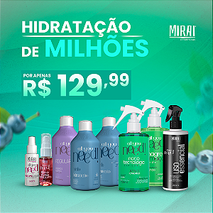 Kit Hidratação de Milhões Mirai Cosméticos