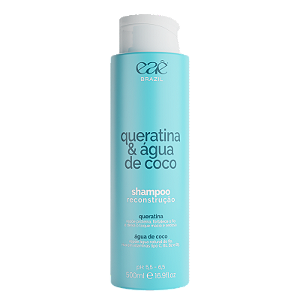 Shampoo Queratina & Água de Coco 500ml - Eaê Brazil