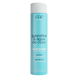 Condicionador Queratina & Água de Coco 300ml - Eaê Brazil