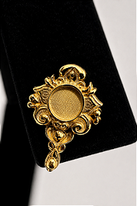 Brinco Espelho de Oxum em Ouro 18k