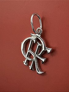 Pingente CRF - Flamengo em Prata 925