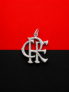 Pingente CRF - Flamengo em Prata 925