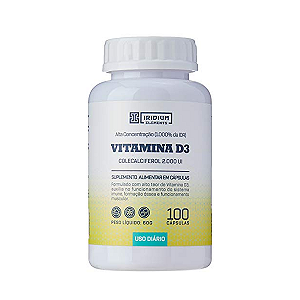 Iridium Elements Vitamina D3 2.000 Ui 100 Capsulas