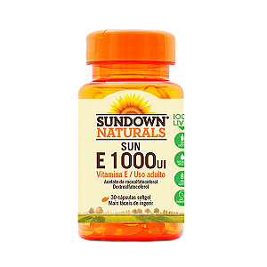 Sundown Vitamina E 1000ui 30 Comprimidos