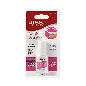 Kiss Ny Cola Unha Com Pincel Brush On Gel FBGL504