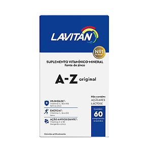 Lavitan Polivitaminico AZ Original 60 Comprimidos