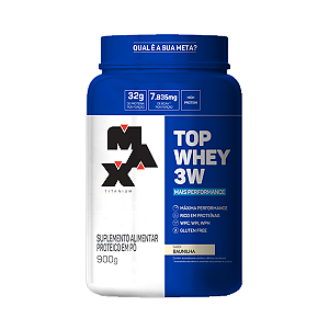 Max Titanium Top Whey 3W Mais Performance 900g