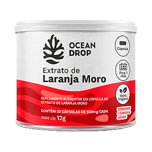 Ocean Drop Extrato de Laranja Moro 500MG 30 CAP