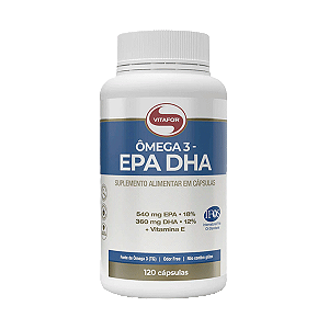 Vitafor Omega 3 Epa E Dha 1g 120 Capsulas