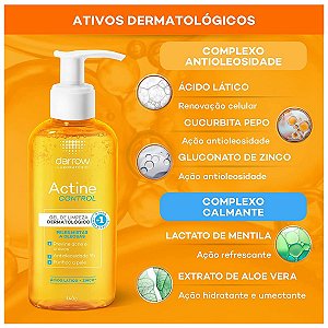 Actine Control Gel Limpeza 140g