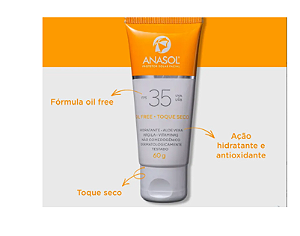 Anasol Protetor Solar Facial FPS35 60ML