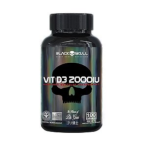 Black Skull Vitamina D3 100 Capsulas