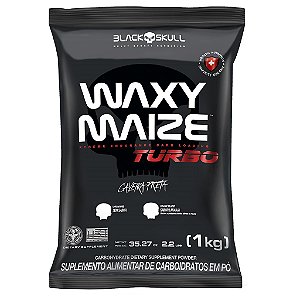 Black Skull Waxy Maize Turbo Refil 1kg Sem Sabor