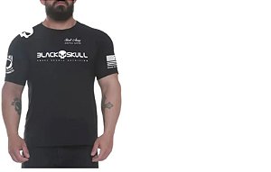 Black Skull Camiseta Dry Fit Bope Manga curta
