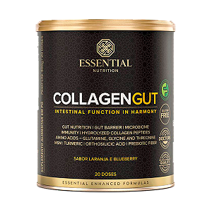 Essential Nutrition Collagen Gut 400g Laranja e Blueberry