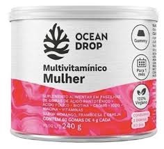 Ocean Drop Multivitaminico Mulher 240g 60 Gomas