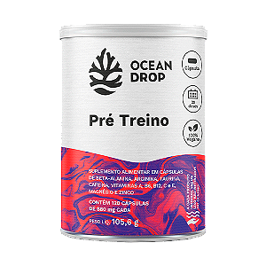 Ocean Drop Pre Treino 820mg 120 Cap
