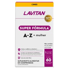 Lavitan Polivitaminico A-Z + Mulher C/60 Super Formula
