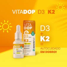 Elemento Puro Vitadop D3 + K2 Gotas 20ML menta limao