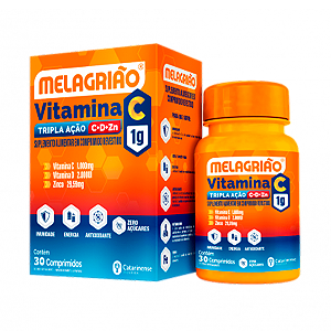 Melagriao Vitamina C 1g 30 Caps