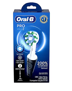 Oral B Escova Dental Eletrica Black Pro Series 2