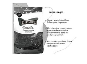 Depimiel Cera Depilatoria em Perolas 500G Negra