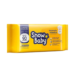 Snow Baby Toalhas Umedecidas Hidratante Intensa 90 un