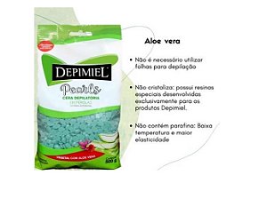 Depimiel Cera Depilatoria em Perolas 500g Vegetal