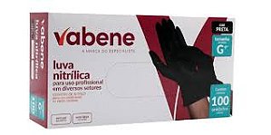 Vabene Luvas Nitrilicas sem Po C/100 Preta