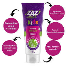 ZAZ REPELENTE KIDS LOÇÃO 120G COM DEET