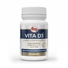 Vitafor Vitamina D Vita D3 2000UI 60 Capsulas
