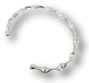 Bracelete Fake Juliete Bbb21 Banhado A Prata Ref. 1302