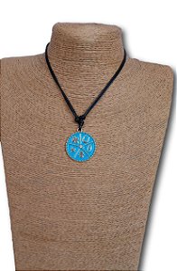 Colar Mandala Amuleto da Sorte Tamanho Ajustável Ref.2100