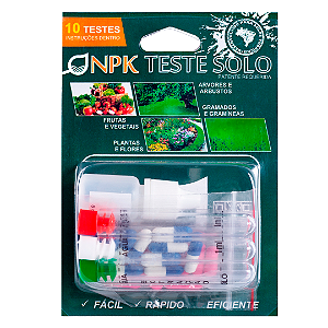 Kit Teste de Solo NPK Rápido