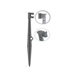 ESTACA P/ microaspersor GYRONET - 50CM PRETA