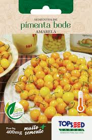 Sementes de Pimenta Bode Amarela - Topseed Garden Único