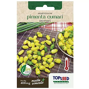 SEMENTES DE PIMENTA CUMARI DO PARÁ Topseed Garden Único