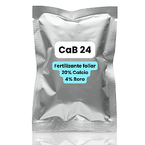 Fertilizante Foliar CaB Calcio 20% Boro 4% - Adubo 2 kg