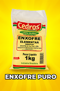 Enxofre Puro Agrícola uso geral - 1 kg OFERTA!