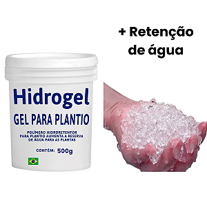 Gel plantio mudas hidrogel agricola retencao agua - 500g