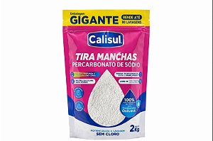 Percarbonato De Sódio 100% PURO Tira manchas roupas brancas e coloridas CALISUL - 2 kg