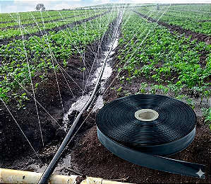 Mangueira de aspersão Aquadrip Irrigação microperfurada Aqua100 - 100 metros