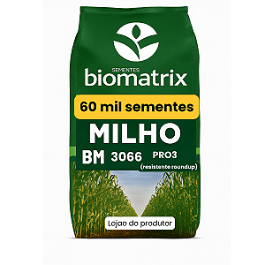 Semente Milho Hibrido Biomatrix 3066 Pro3 - 60.000 Sementes