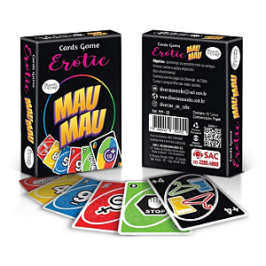 Mau Mau Jogo Divertido para Casais e Amigos Uno Adulto