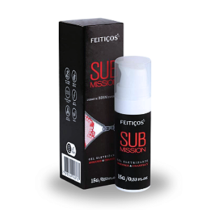 Submission Gel Eletrizante e Excitante para Beijo de Súdito sabor Morango & Chantilly