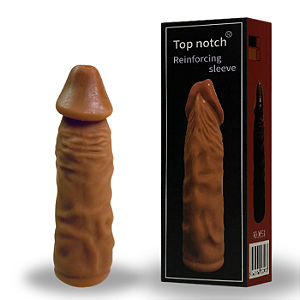 Capa Peniana de 13,5 cm extensão de 3,5 Cm Cyber Skin