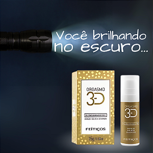 Orgasmo 3D Excitante, Eletrizante 15g