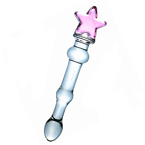 Plug Anal Escalonado de Vidro Estrela